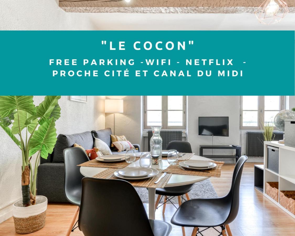 Ferienwohnung Le Cocon / Free Parking / Wifi / Netflix Carcassonne Exterior foto